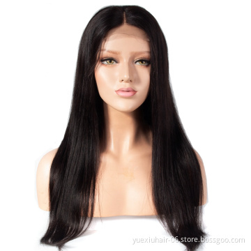180% Density Human, 10A Grade Silky Straight 13x4 13x6 Transparent Frontal Raw Indian Hair Lace Front Wigs Wig